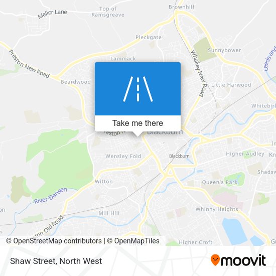 Shaw Street map