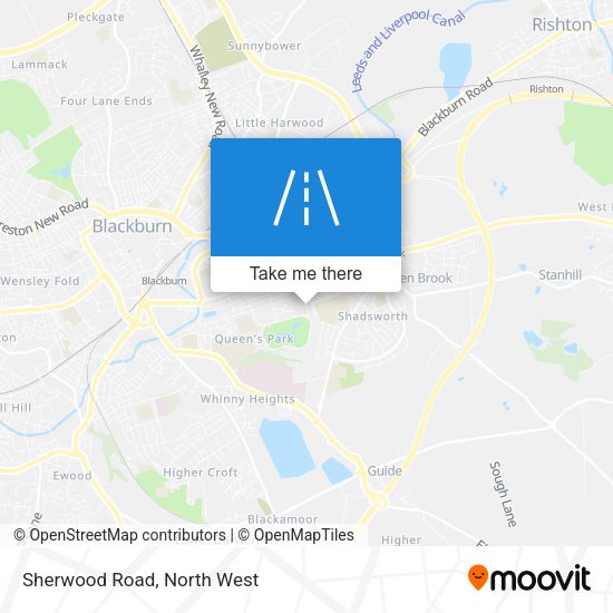 Sherwood Road map