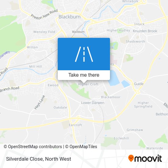 Silverdale Close map