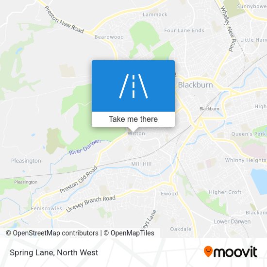 Spring Lane map