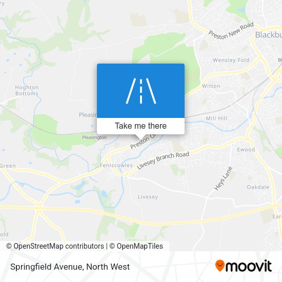 Springfield Avenue map