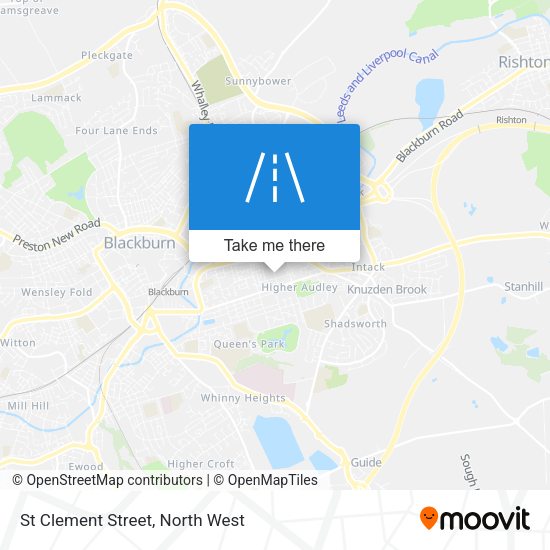 St Clement Street map