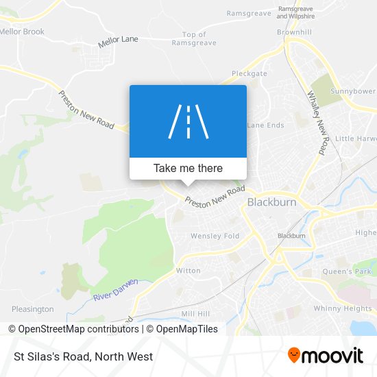 St Silas's Road map
