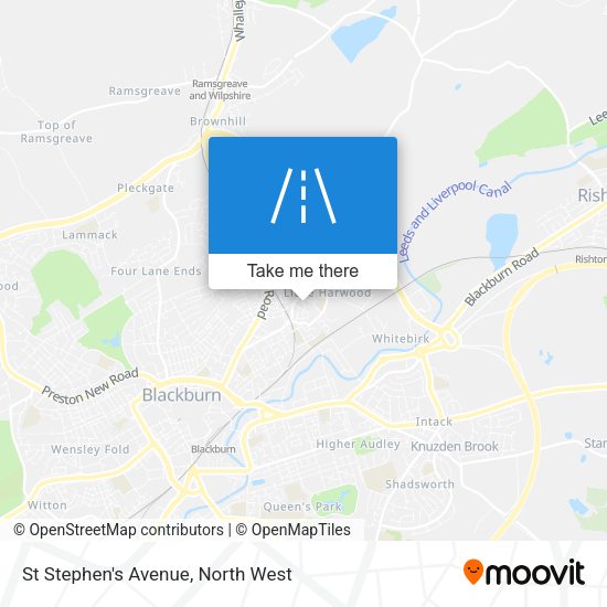 St Stephen's Avenue map