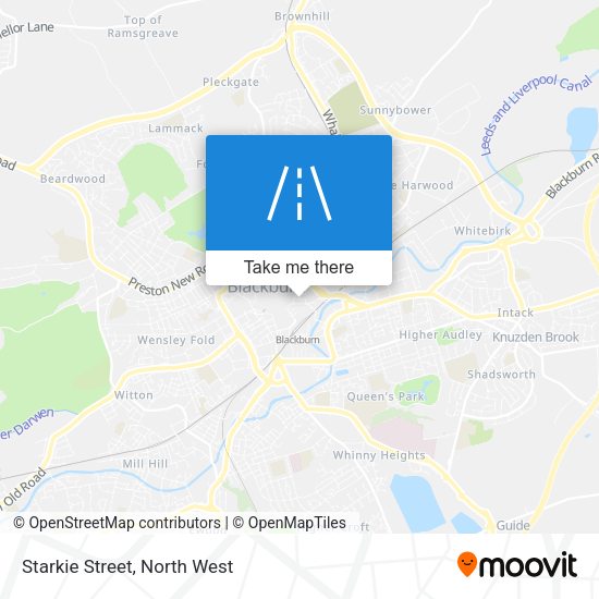 Starkie Street map