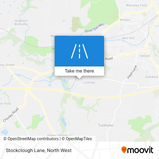 Stockclough Lane map