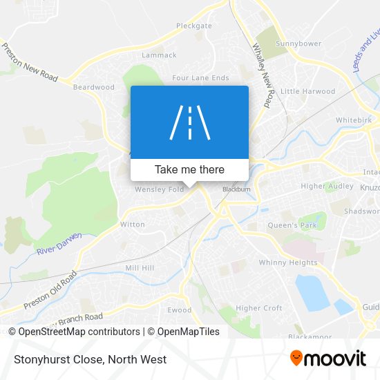 Stonyhurst Close map