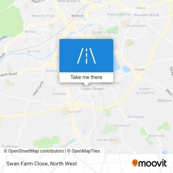 Swan Farm Close map