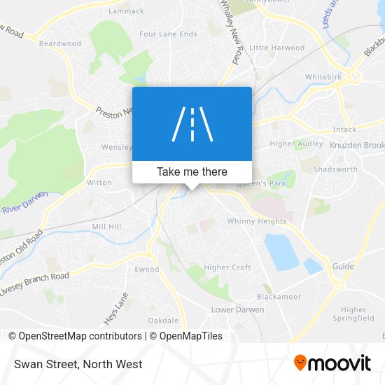 Swan Street map