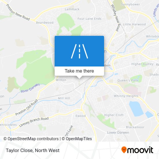 Taylor Close map