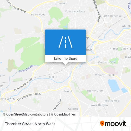 Thornber Street map