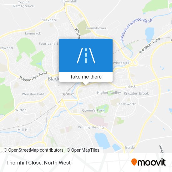 Thornhill Close map