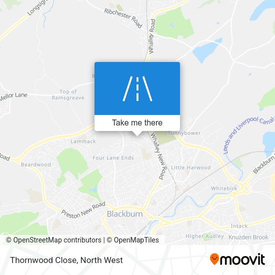 Thornwood Close map