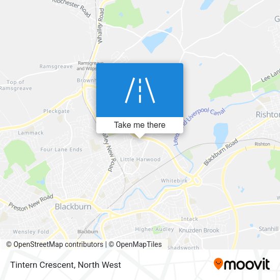 Tintern Crescent map