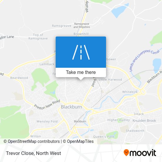 Trevor Close map