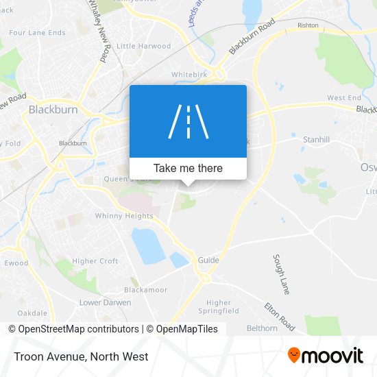Troon Avenue map