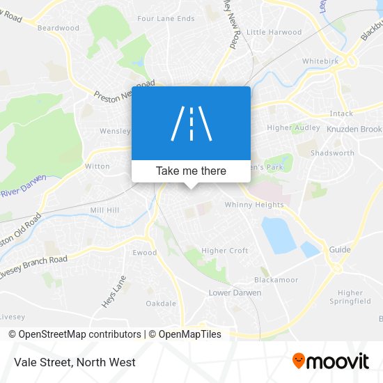 Vale Street map