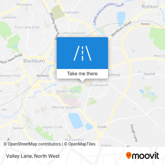Valley Lane map