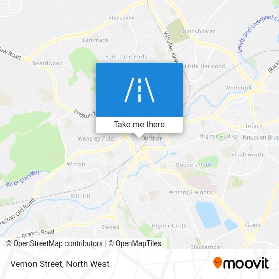 Vernon Street map