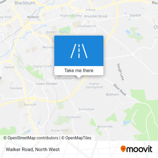 Walker Road map