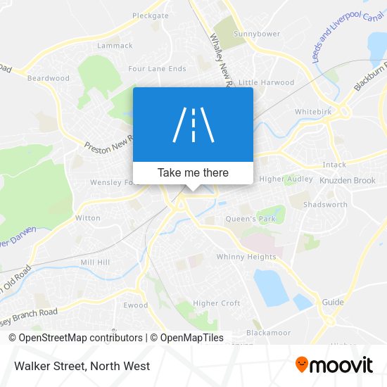 Walker Street map