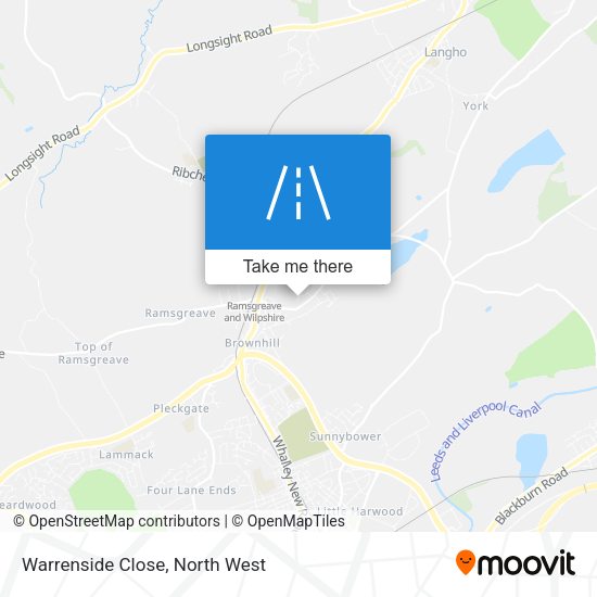 Warrenside Close map