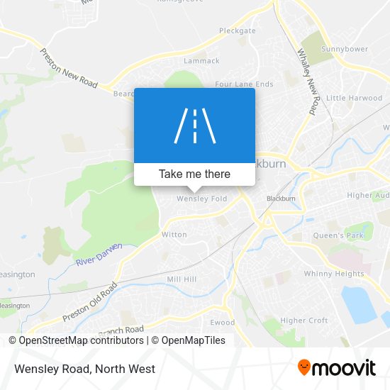 Wensley Road map