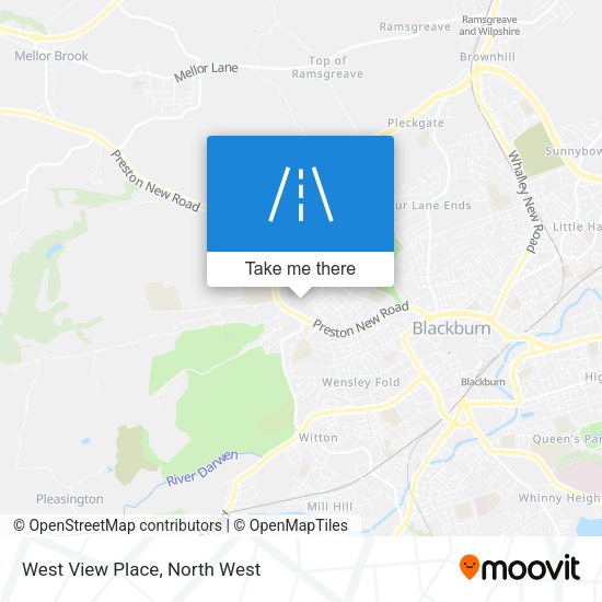 West View Place map