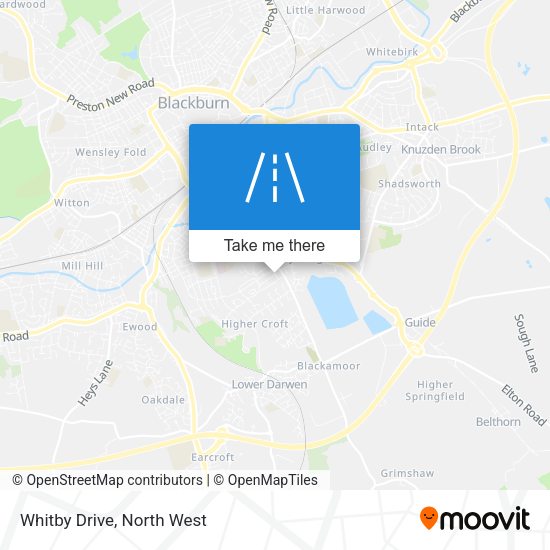 Whitby Drive map