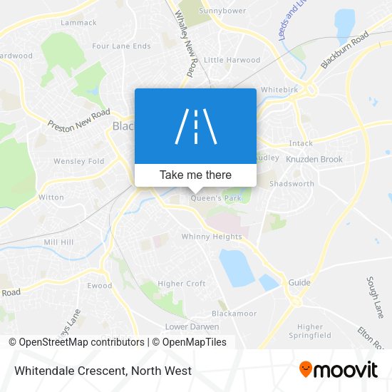 Whitendale Crescent map