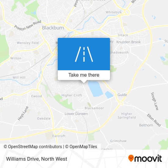 Williams Drive map