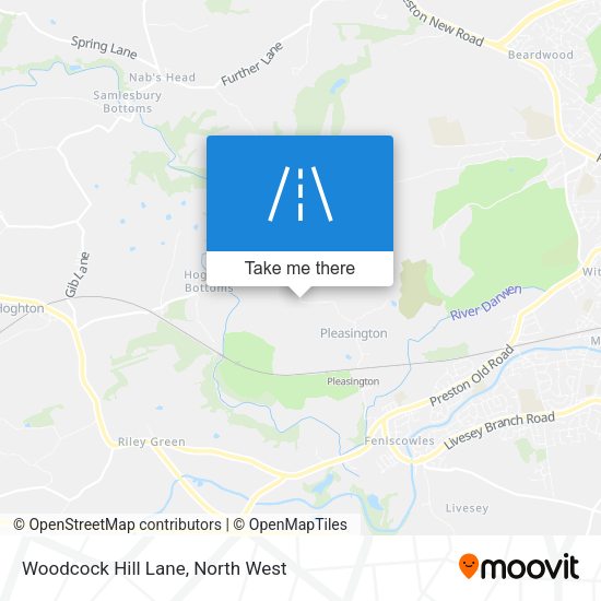 Woodcock Hill Lane map