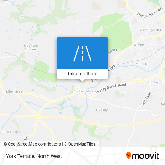 York Terrace map