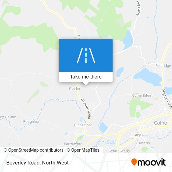 Beverley Road map