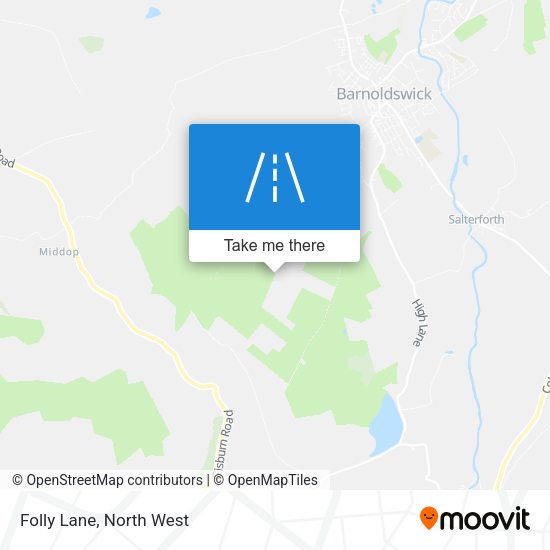 Folly Lane map