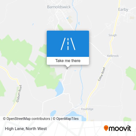 High Lane map