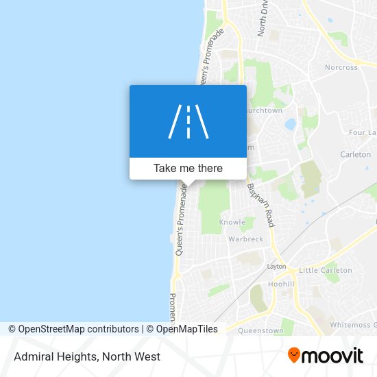 Admiral Heights map