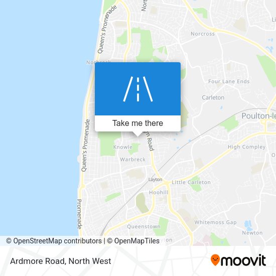 Ardmore Road map