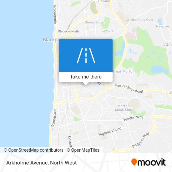 Arkholme Avenue map