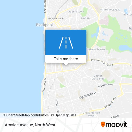 Arnside Avenue map