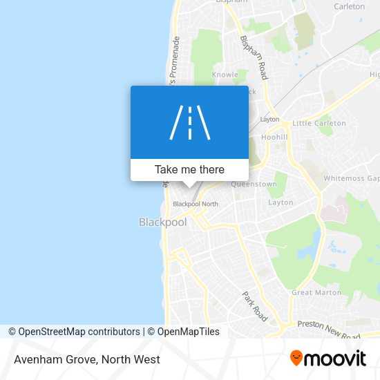 Avenham Grove map