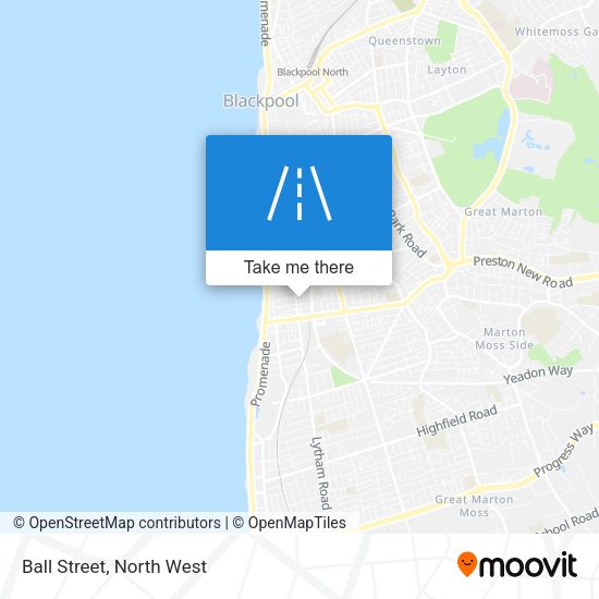 Ball Street map