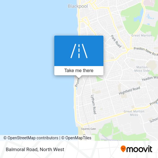 Balmoral Road map