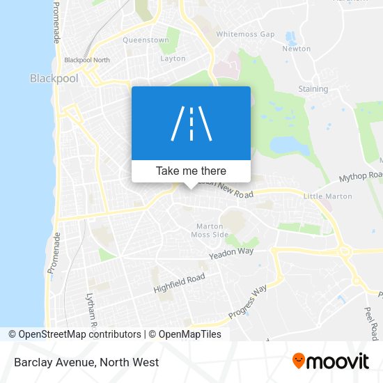 Barclay Avenue map