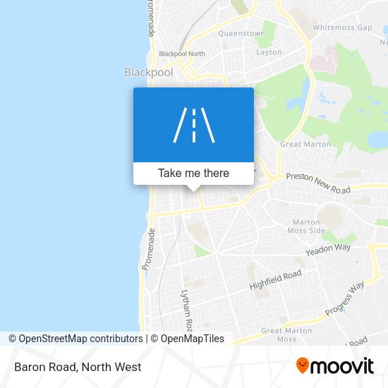 Baron Road map