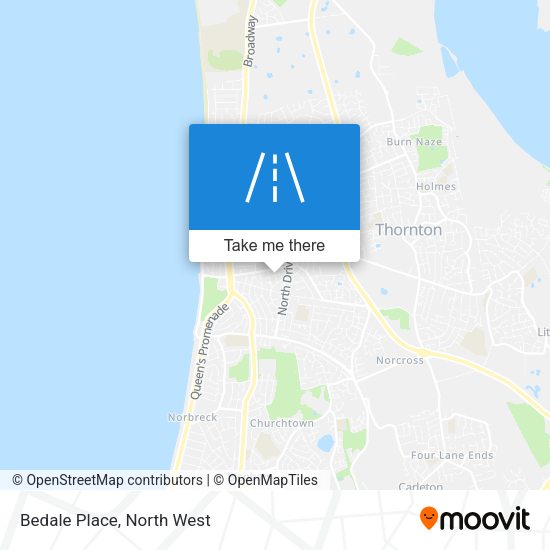 Bedale Place map