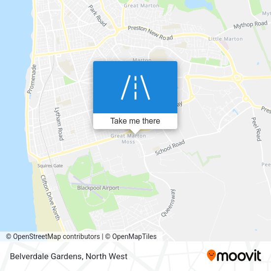 Belverdale Gardens map
