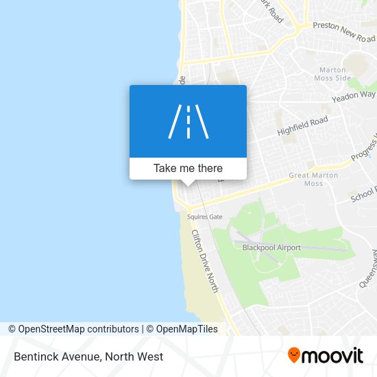 Bentinck Avenue map