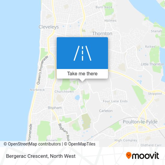 Bergerac Crescent map