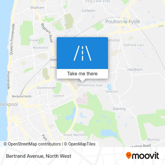 Bertrand Avenue map